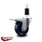 Service Caster 3.5'' Solid Poly Swivel 1-3/8'' Expanding Stem Caster Total Lock Brake SCC-EXTTL20S3514-SPUS-138 - alternate 3
